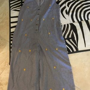 Lazy Oafx Mr  Men striped jumpsuit size 20 New without tags